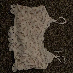 NWT Cotton Candy Lacy Crop/Bralette
